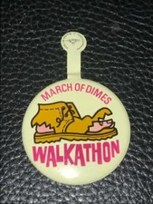 March of Dimes Walkathon Button Tab - Worn our Boot #35879