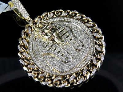 10K Yellow Gold Egyptian Pharaoh XL 3 
