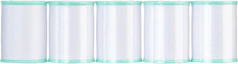 White Embroidery Bobbin Thread 90 Weight 5 Spools 1000 Meters For Brother Mac... - Image 2 of 3