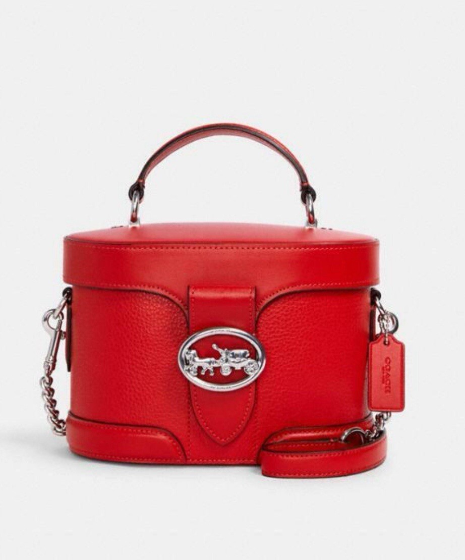 NWT Coach Georgie Gem Crossbody 5503 Bright Poppy | eBay