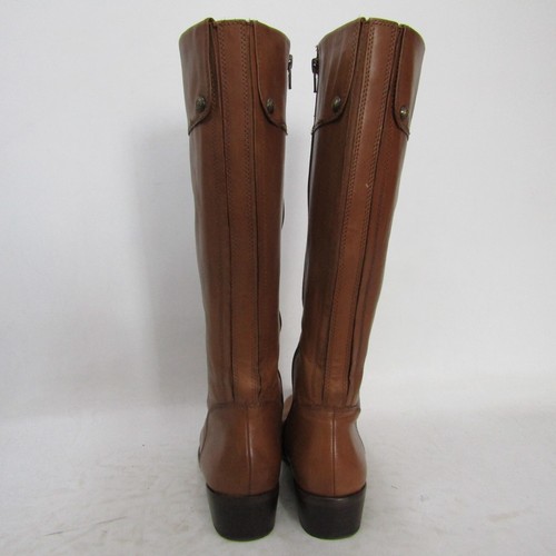 Corso Como Womens Size 7 M Brown Leather Zip 15" Shaft Knee High Boots - Picture 7 of 11