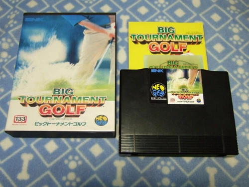 【Good】NEO GEO AES ROM Big Tournament Golf  MVS Convert Excellent F/S