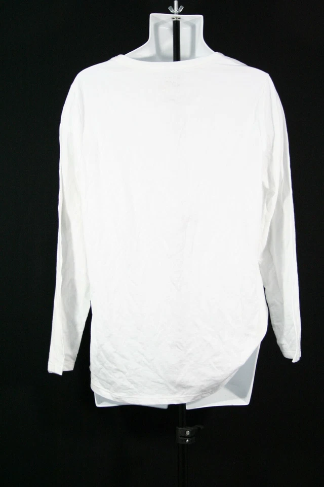920X13 JMS J305 Plus Size V Neck Top 3X White - Image 2 of 2