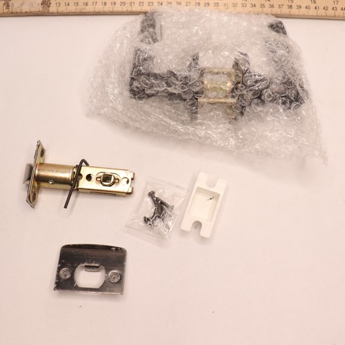 Right/Left Handed Reversible Privacy Bathroom Door Lock Lever Keyless No Keys - Picture 2 of 5