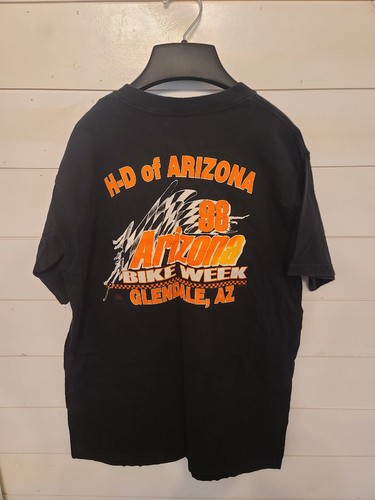 Vintage Harley Davidson Bike Week 1998 Arizona Glendale, AZ Black Shirt Large L - Picture 5 of 5