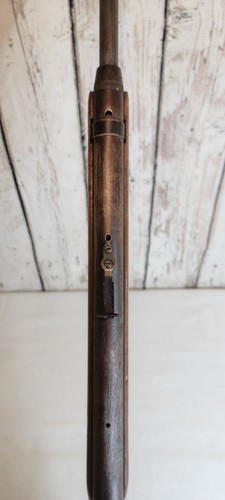Vtg 1960’s Crosman V-350 Slide Action Wood Stock Air Rifle BB Gun Custom Carved - Picture 16 of 21