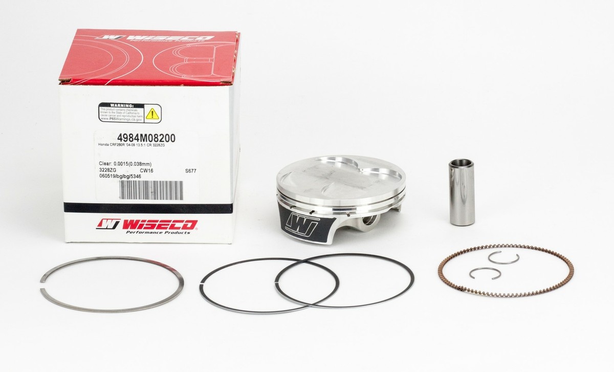 Honda CRF250R, 2004-2009, Wiseco Std Piston Kit - 4984M08200 - CRF