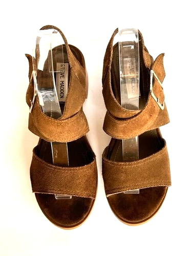 Steve Madden Roseanna daim vert olive taille 8M - Photo 3/8