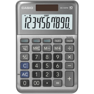 Casio MS100FM-WA Steuerberechnung Tischrechner - effizient und genau