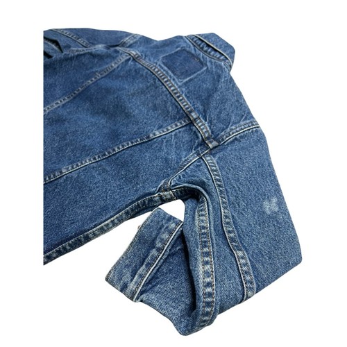 Vintage Levi’s Youth Trucker Jacket - Blue Denim / Unique Fit - size 6T - Picture 5 of 9