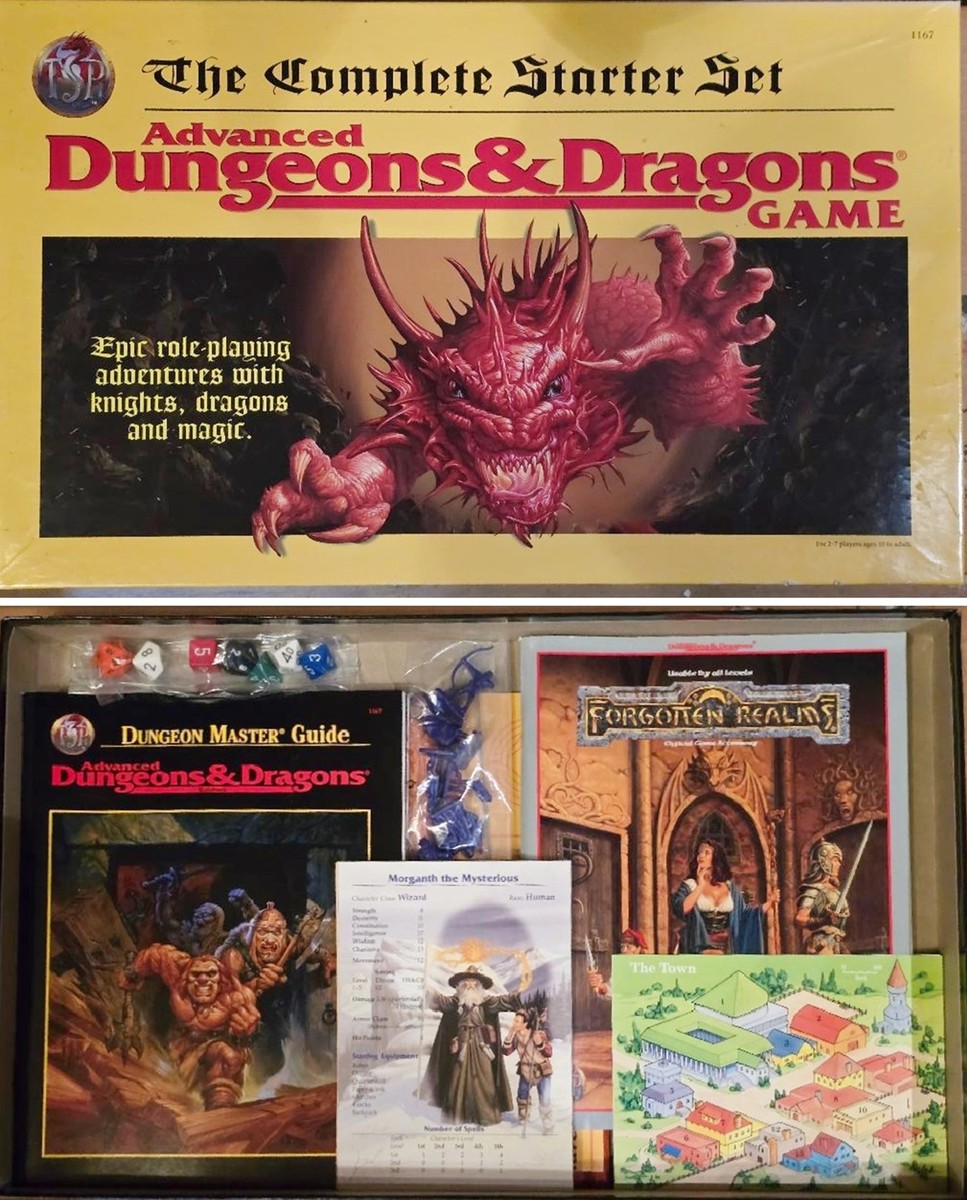 Advanced Dungeons & Dragons Complete Starter Set TSR 1167