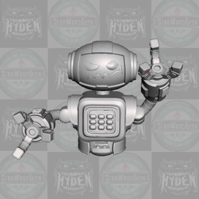 H.E.R.B.I.E. v2 custom robot for F4 Marvel Legends & 1:18 & more