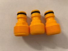 HOZELOCK ACCESSORY ADAPTOR HOSEPIPE SPRINKLER CONNECTION FITTING X 3