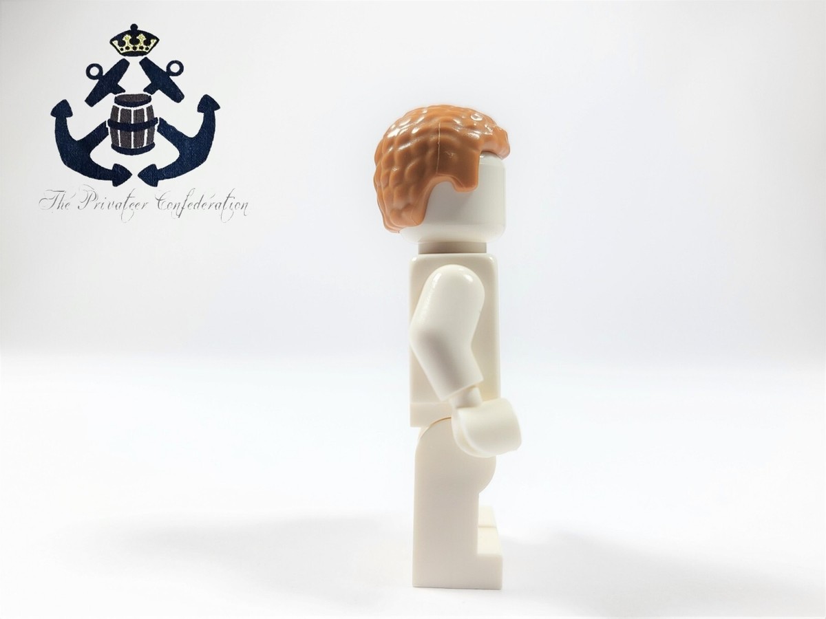 LEGO Medium Nougat Hair Coiled 21778 For Town / City Minifigure