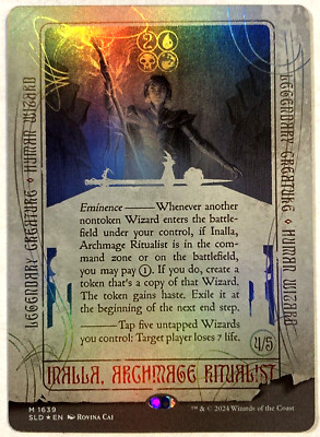 MTG Inalla, Archmage Ritualist RAINBOW FOIL Secret Lair Rovina Cai 1639 NM