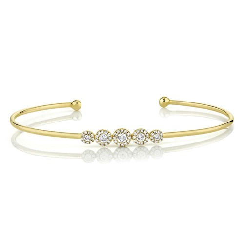 Orecchini A Lobo Donna In Oro Giallo 14K Con Zaffiro Blu – 5mm – Solitario, Modello K4023-14KY