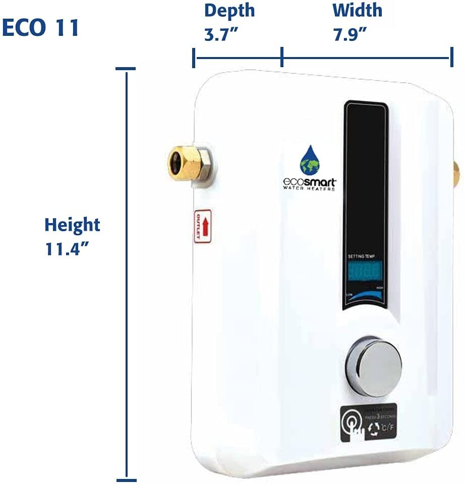 EcoSMART 240V 13.6kW Tankless Electric Water Heater ECO 11 EcoSMART ECO
