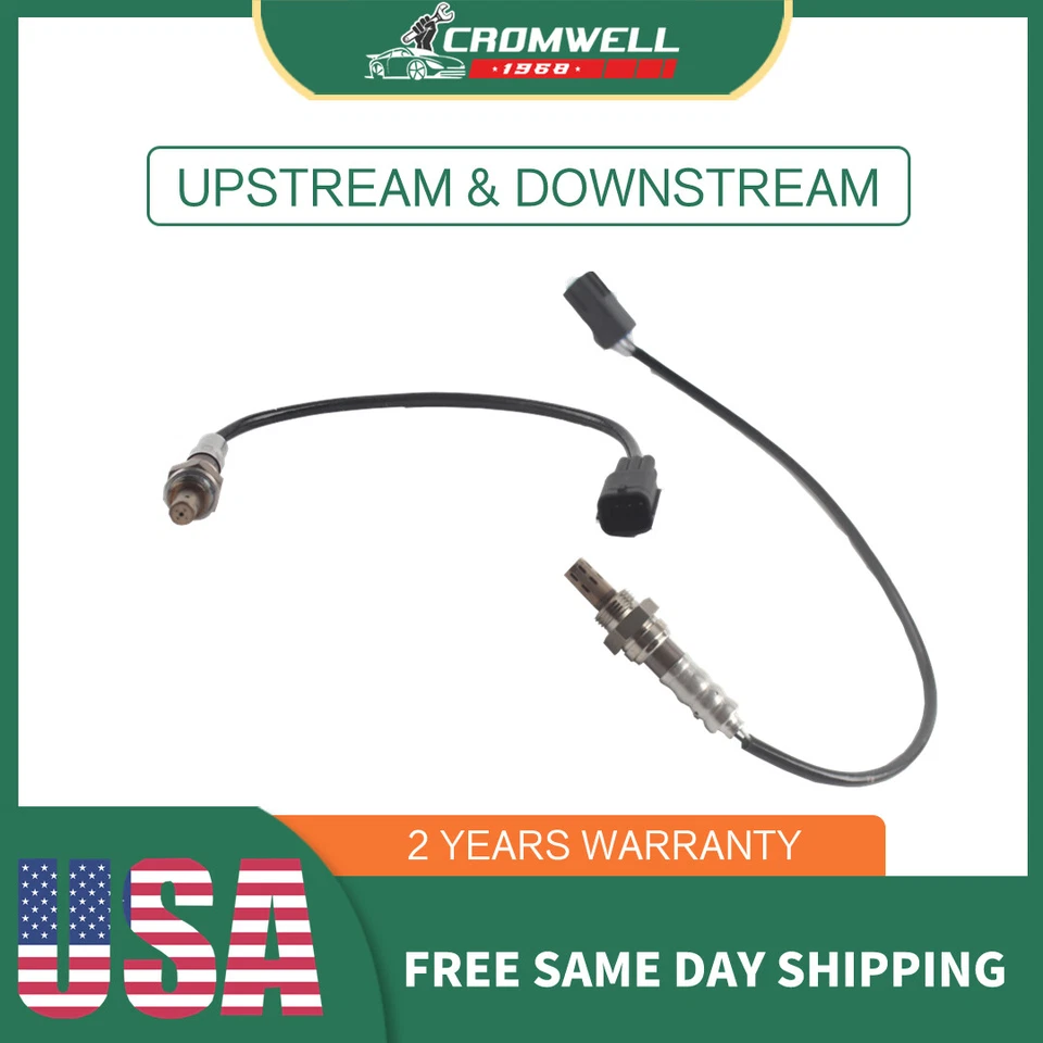 Sensores de oxígeno lambda O2 aguas arriba y aguas abajo 2 piezas para Mazda 3 2010-2013 2,5 L Foto 3 de 4