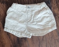 ZARA GIRLS 5 POCKET SHORTS W/AJUSTABLE ELASTIC WAIST- SIZE 4