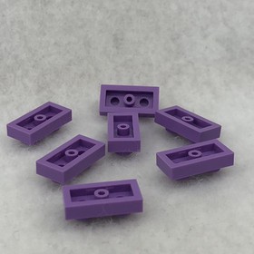 LEGO 3023 Medium Lavender Plate 1 x 2 (x7)