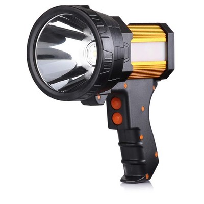 Lightweight Rechargeable LED Flashlight Searchlight for Outdoor Use