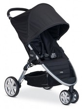 Britax U781905 B-Agile Stroller Easy One Hand Fold Light Black/ Jogging Stroller