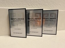 Givenchy Gentleman Society Eau de Parfum Sample Spray Lot of 3 Vial