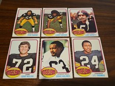 1976 Topps Pittsburgh Steerlers Card Lot - Larry Brown, Steve Furness, Plus More