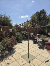 Vintage (circa 1990) Wooden Parasol Frame