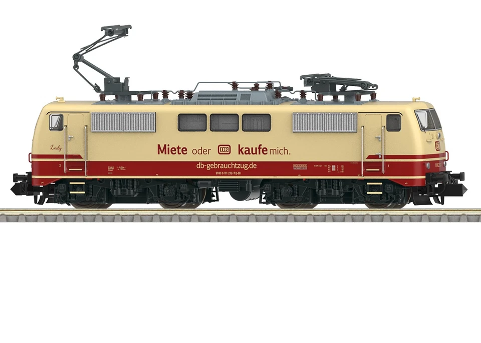 Locomotive électrique BR 111 212-7 DB AG Ep. VI digital son - MINITRIX 16722