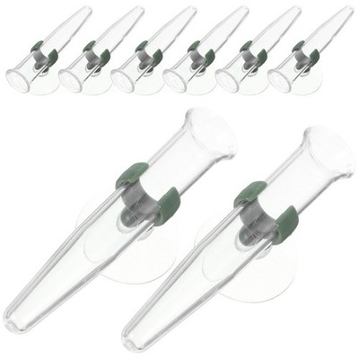 8 Pcs Saugbecher -Wasserretentionsrohr Blumenröhrchen Fenster Blumenfläschchen