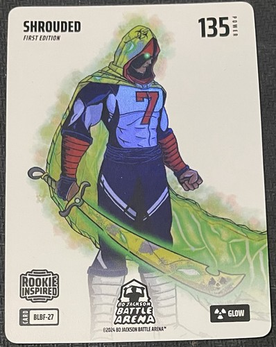2024 Bo Jackson Battle Arena Alpha BL Shrouded Blizzard Battlefoil First #BF-27