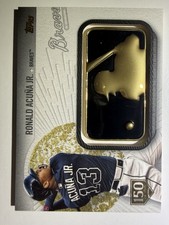 2019 Topps - Mlb Logo Golden Anniversary Patch Cards Ronald Acuña Jr. #GAP-RA