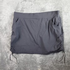 Columbia Skort Womens 2XL Black Anytime Casual Active Skirt Cinch Sides XK3835