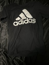 adidas THE GO-TO TEE Women’s  Black Cotton Jersey Short Sleeve T-Shirt Size M