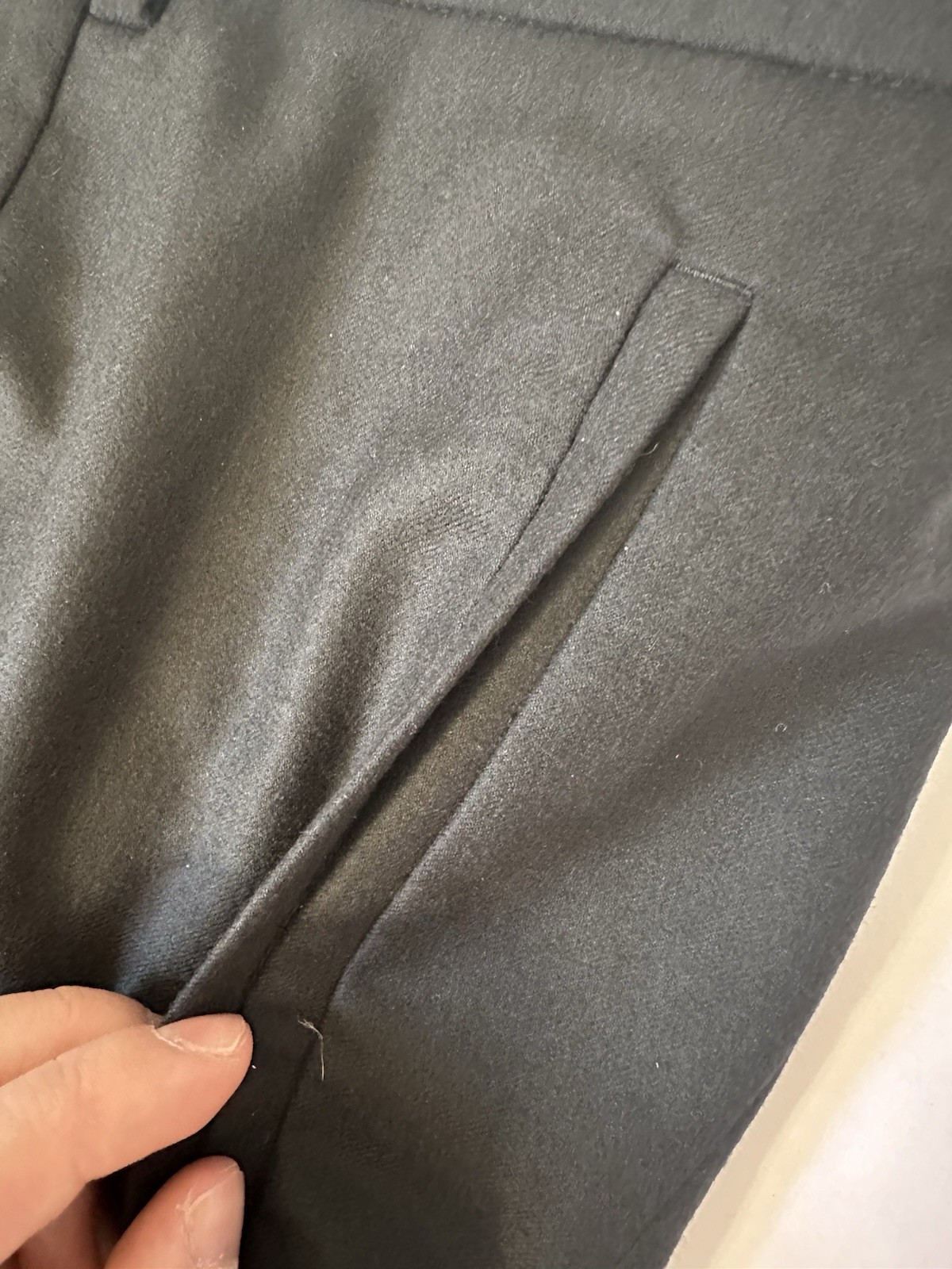 JIL SANDER Men’s 100% Virgin Wool Pleated Pants Black Size 52