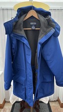 Landsend Blue Ladies Coat Size M Petite