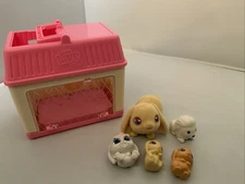 Little Live Pets Lot - Bunnies, Lion & Mamma Rabbit + Pen Crate