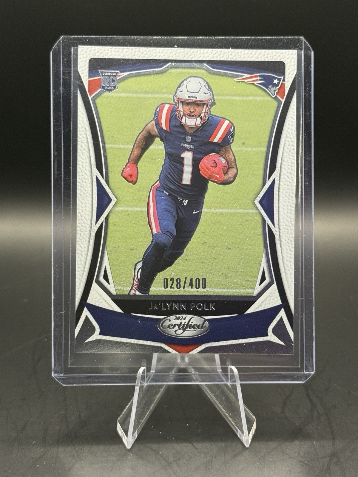 2024 Panini Certified Rookies Ja'Lynn Polk #128 /400 (RC) Patriots