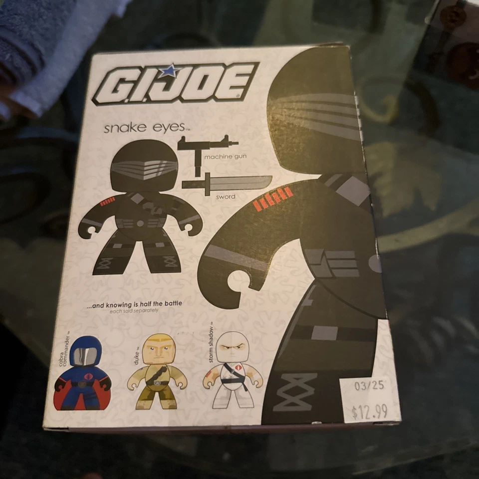 G.I. Joe Mighty Muggs Snake Eyes Mighty Muggs Figurine Collectible - Image 2 of 2