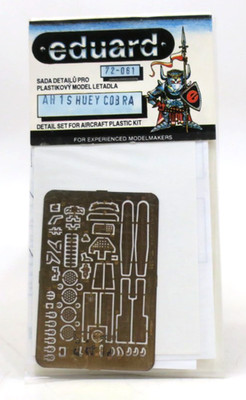Eduard Photo Etch 1/72 AH-1S Huey Cobra Detail Set #72-061