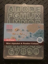 Sweet Creations by Good Cook Mini Alphabet & Number Cutters Set 38 Piece
