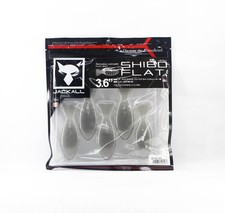 Jackall Soft Lure Shibo Flat 3.6" Confidence Smoke (3283)