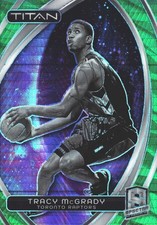 2023 Panini Spectra Titan Green /75 Tracy McGrady #14 Toronto Raptors
