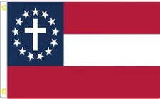 3X5 CHRISTIAN STARS AND BARS CSA JESUS CHRIST FLAG BANNER 100D W/ GROMMETS