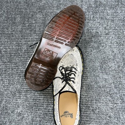 DOC MARTENS 2046 SNAKE PYTHON PRINT SUEDE OXFORD SHOES MENS 5 M