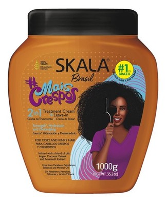 SKALA Mais Crespos Super Curly Hair Type 4ABC - Hydrate , Eliminate Frizz 2 IN 1