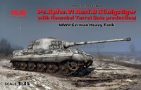 ICM 35363 1/35 Pz.Kpfw.Vi Ausf.B KöNigstiger Mit Henschel Turm (SpäTes Modell)