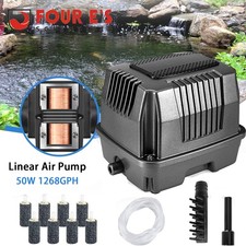 Pond Aeration Kit Pond Air Pump Tubing Pond Bubbler with Air Stone Kit 1268GPH