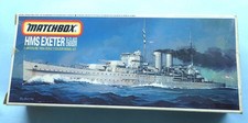 Matchbox HMS Exeter B Class Cruiser 1/700th scale Waterline Model Kit.